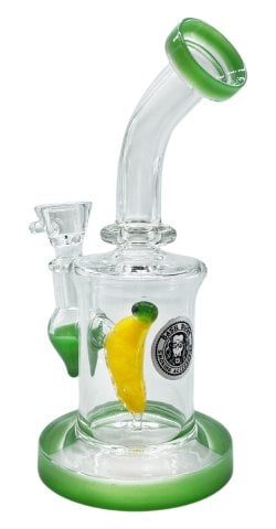 Glass  Banana  Percolator  Bong