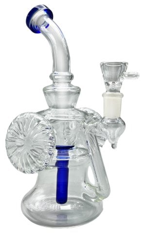 Glass  Dome  Recycler  Percolator  Bong 20cm
