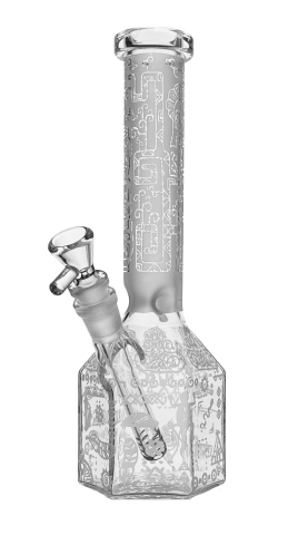 Glass  Hexagonal  Aztec  Bong 285cm