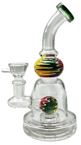 Glass  Percolator  Bong 802