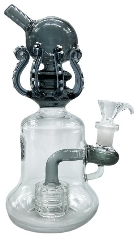 Glass  Percolator  Octopus  Bong 18cm 4