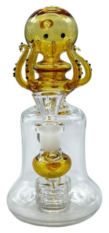 Glass  Percolator  Octopus  Bong 18cm 6