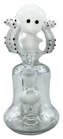 Glass  Percolator  Octopus  Bong 18cm 7