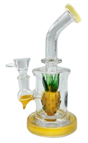 Glass  Pineapple  Percolator  Bong 1