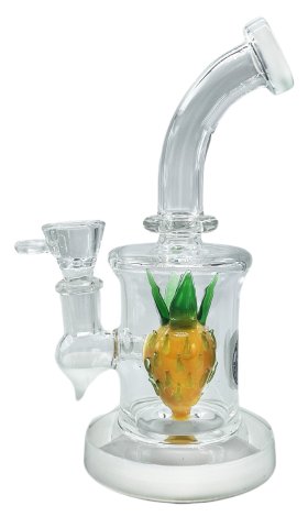 Glass  Pineapple  Percolator  Bong 3