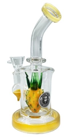 Glass  Pineapple  Percolator  Bong