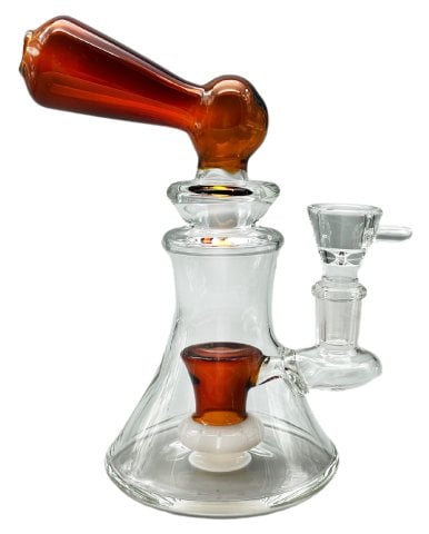 Glass  Pipe  Percolator  Bong