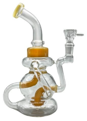 Glass  Recycler  Percolator  Bong 20cm