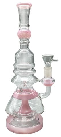 Glass  Recycler  Percolator  Bong 28cm