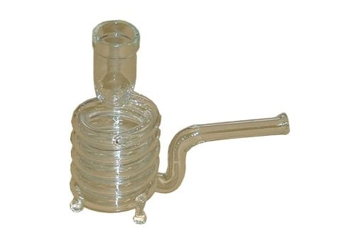 Glass  Stand  Up  Spiral  Pipe