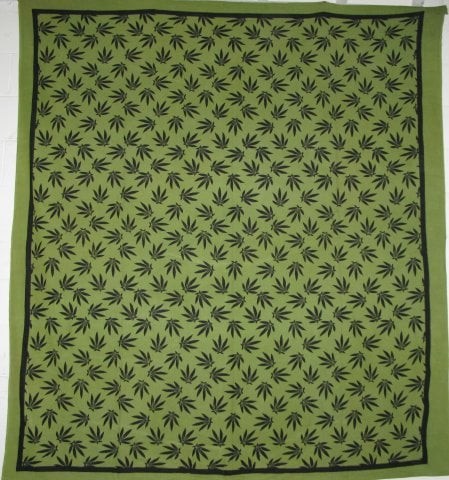Green  Multi  Leaf  Design  Double