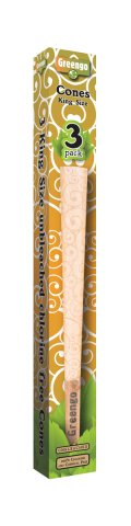 Greengo  Natural  Unbleached  King  Size  Cones 1