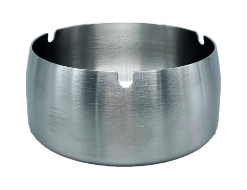 Large  Round  Heavy  Metal  Ashtray