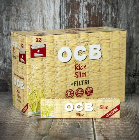 Ocb  Kingsize  Slim  Rice  Papers   Tips