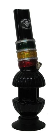 Rasta  Blazer  Acrylic  Bong