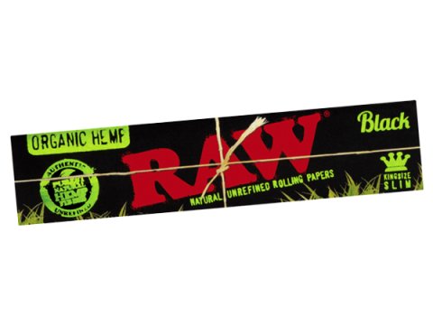 Raw  Black  Organic  Hemp  King  Size  Rolling  Paper 1
