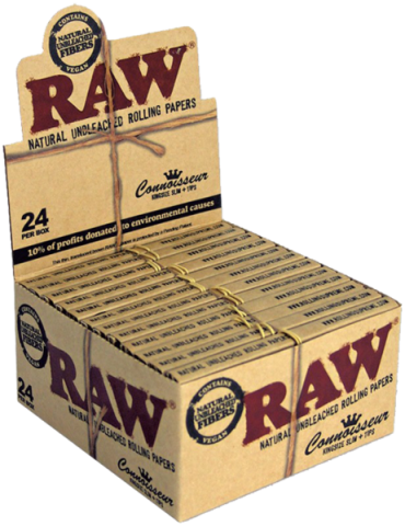 Raw  Connoisseur  Slim  Papers   Tips 1