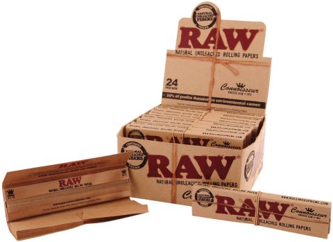 Raw  Organic  Connoisseur  Kingsize  Papers   Tips 1