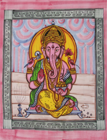 Sitting  Ganesha  Design  Double