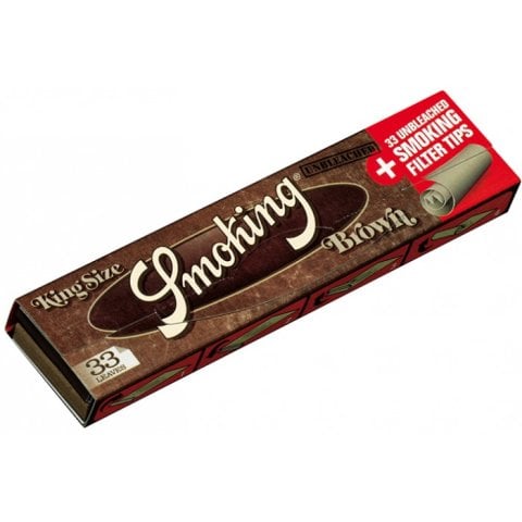 Smoking  Brown  Kingsize  Papers   Tips