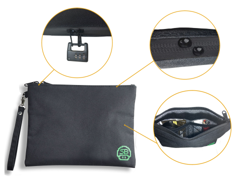 Stash  Bros  Activated  Carbon  Smell  Proof  Bag  Mini   Large 5
