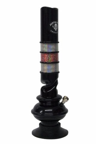 Three  Stripe  Acrylic  Bong