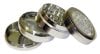 Basil  Bush  Basil  Bush  Metal 62mm 4  Part  Grinder  With  See  Through  Lid