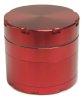 Basil  Bush  Red  Metal  Grinder 4  Piece 50mm