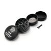 Headchef  Basil  Bush  X  Headchef  Dreadchef 55mm 4  Part  Grinder  Obsidian  Black