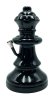 Queens  Gambit  Ceramic  Bong  Black