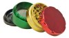 Coloured 4  Part  Metal  Grinders