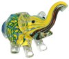 Coloured  Glass  Elephant  Pipe