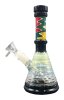 Glass  Beaker  Bong  With  Double  Grind  Stem   Glass  Bowl 215cm 1