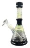 Glass  Beaker  Bong  With  Double  Grind  Stem   Glass  Bowl 215cm 3