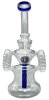 Glass  Dome  Recycler  Percolator  Bong 20cm 1