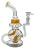 Glass  Recycler  Percolator  Bong 20cm