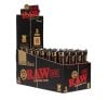 Raw  Black  Kingsize 3  X 1  Pre  Rolled  Unbleached  Cones  Box  Of 32  X 3  Packs