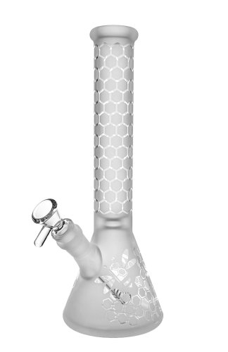 Basil  Bush  Glass  Hive 28 5cm  Beaker  Bong