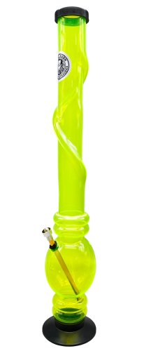 Basil  Bush  Helter  Skelter  Acrylic  Spiral  Bong