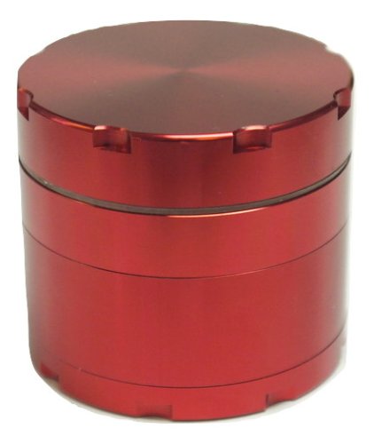Basil  Bush  Red  Metal  Grinder 4  Piece 50mm