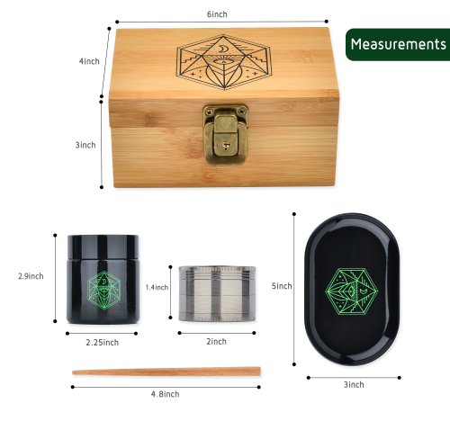 Leaf  Way  Leaf  Way  Bamboo  Filled  Rolling  Box