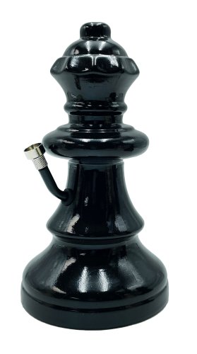 Queens  Gambit  Ceramic  Bong  Black