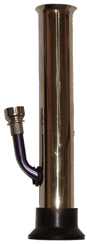 Silver  Metal  Bong 21cm